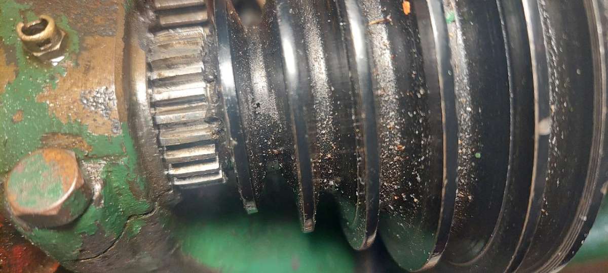 pinned to end of pulley