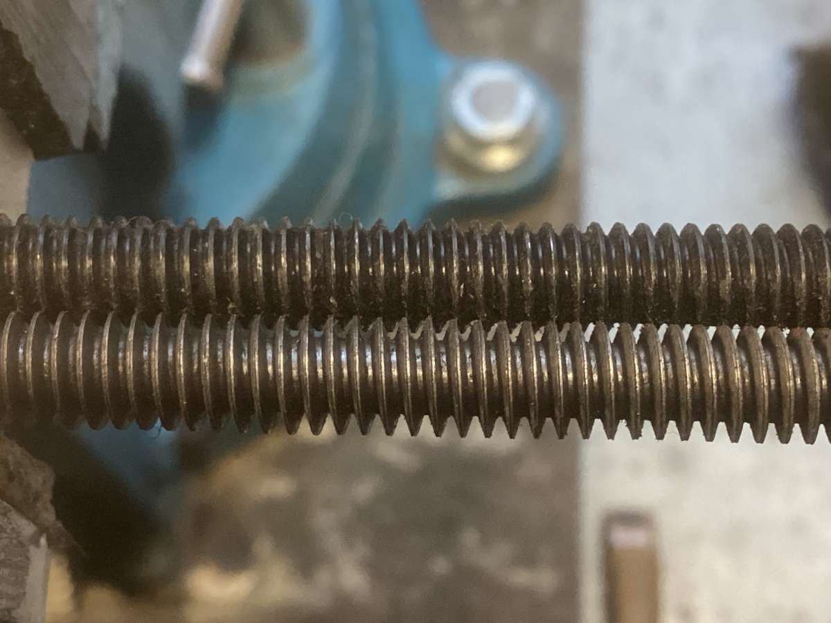 quarter inch BSW thin thread