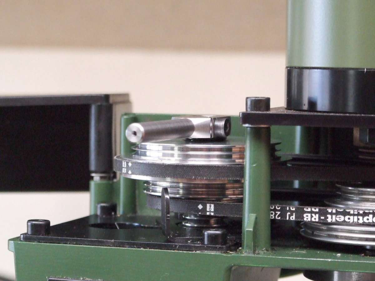 Lever in OPEN position