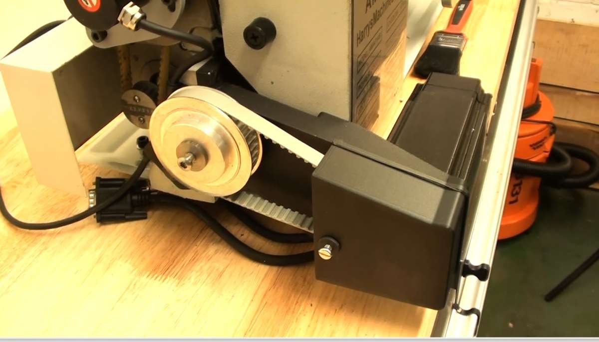Stepper drive with cover