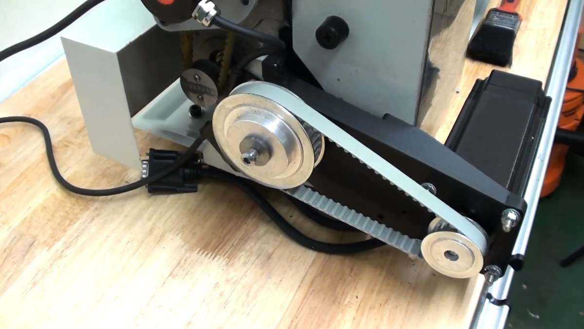 Stepper drive without cover
