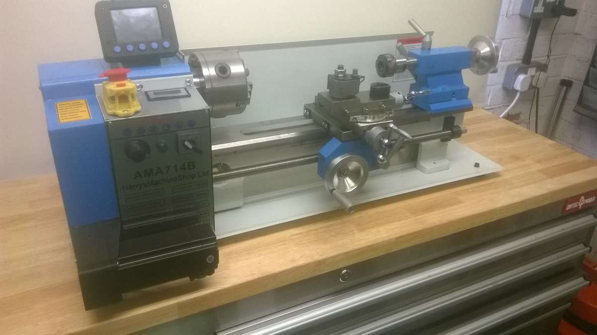 Mini Lathe with els fitted