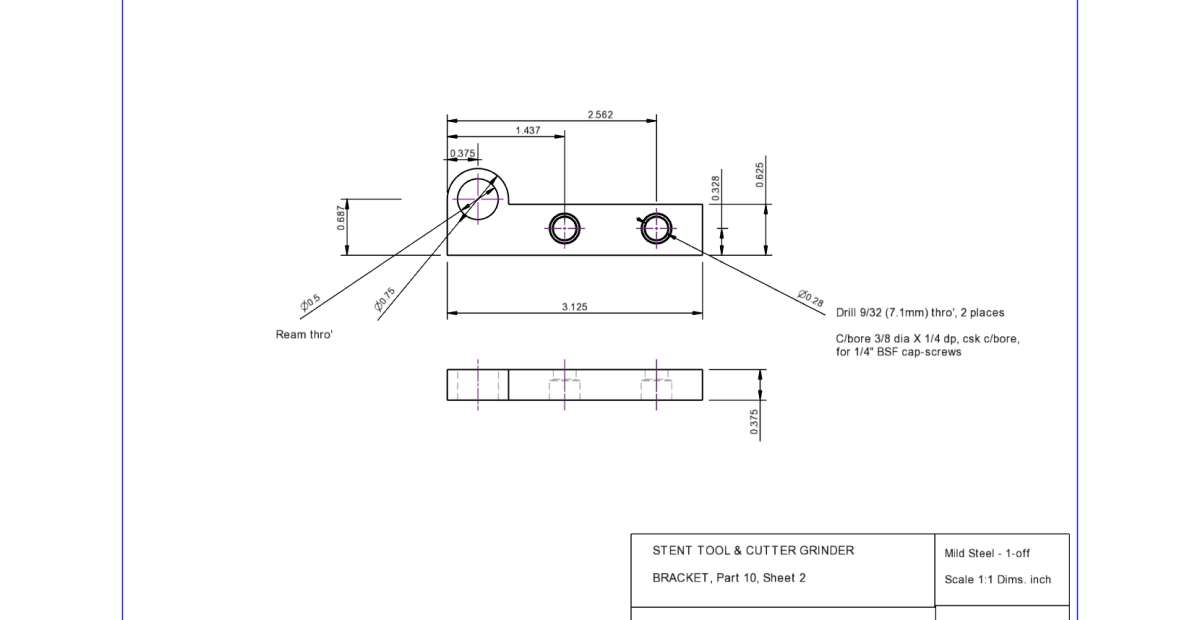 Bracket - Pt 10 Sht 2