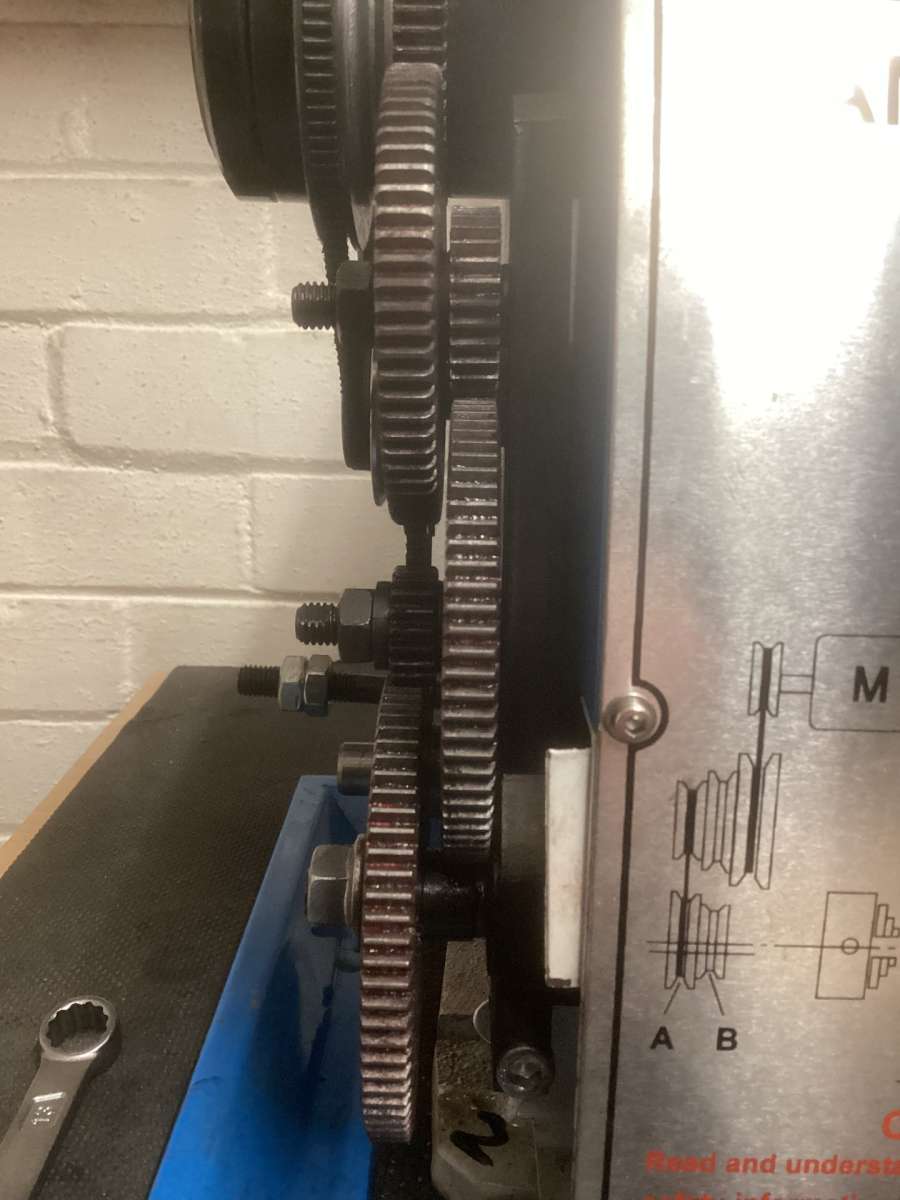 lathe whole gear train