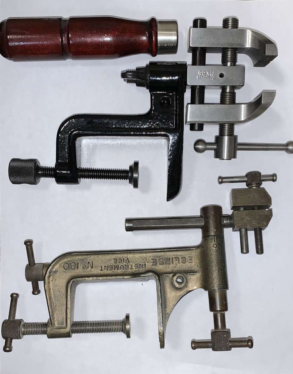 Eclipse v Starrett bench edge clamp vises