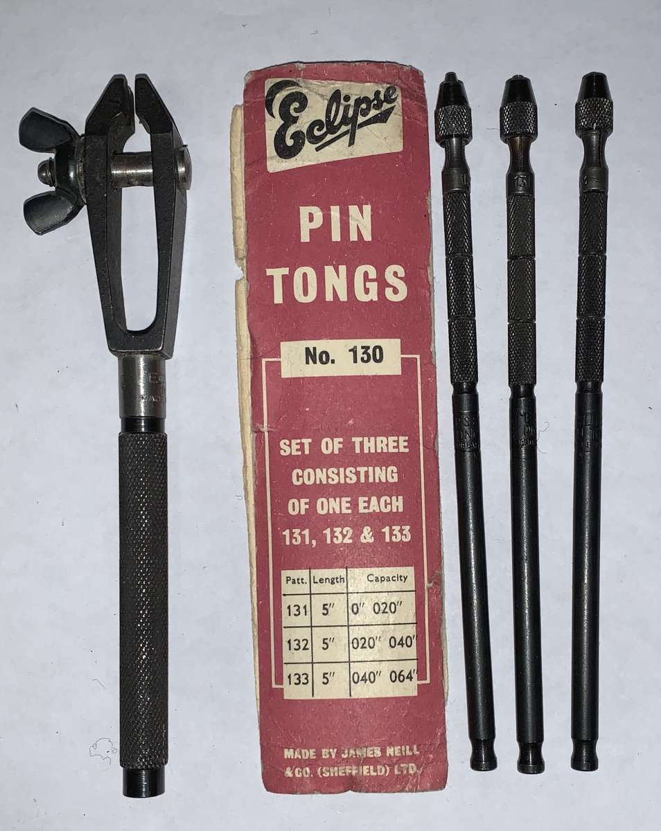 Eclipse 130 Pin Tongs & Eclipse 110 Hand Vice