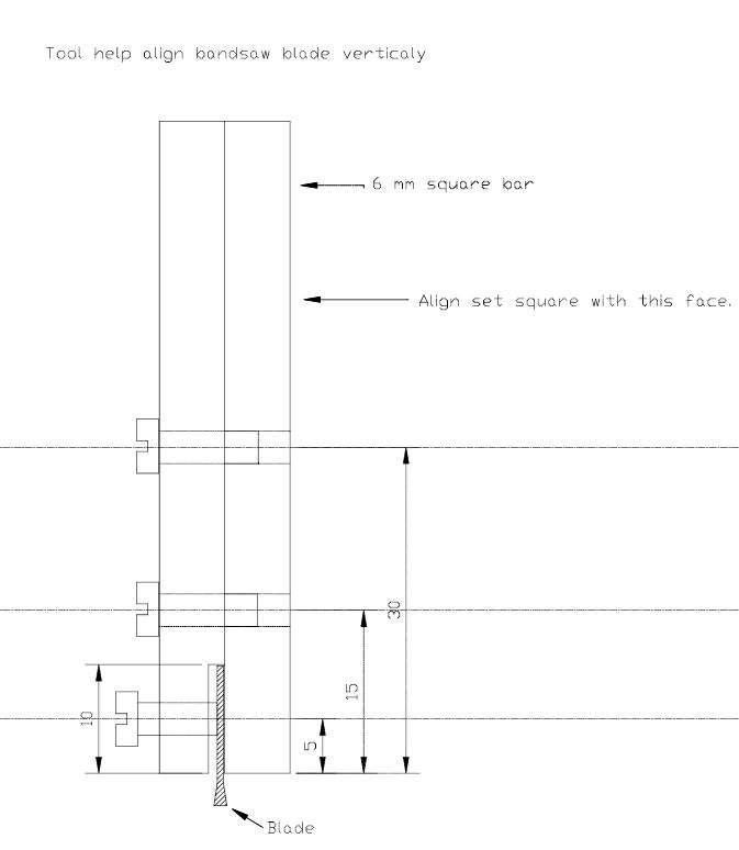 Blade setting tool