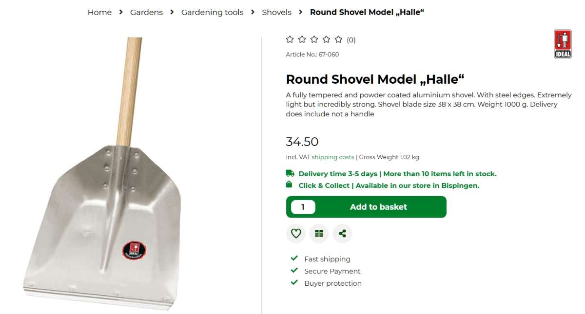 shovel 1 