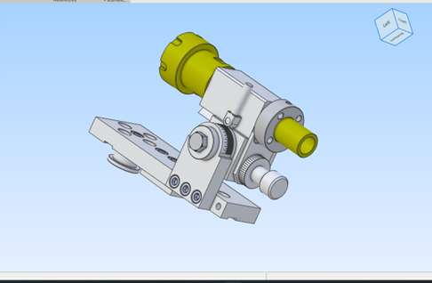 assembly top slide collet holder