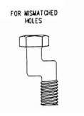 Joggle bolts