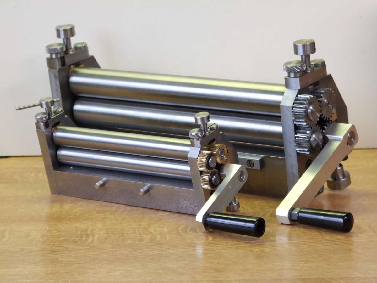 Fig 1 The bending rolls that triggerd the backstop.