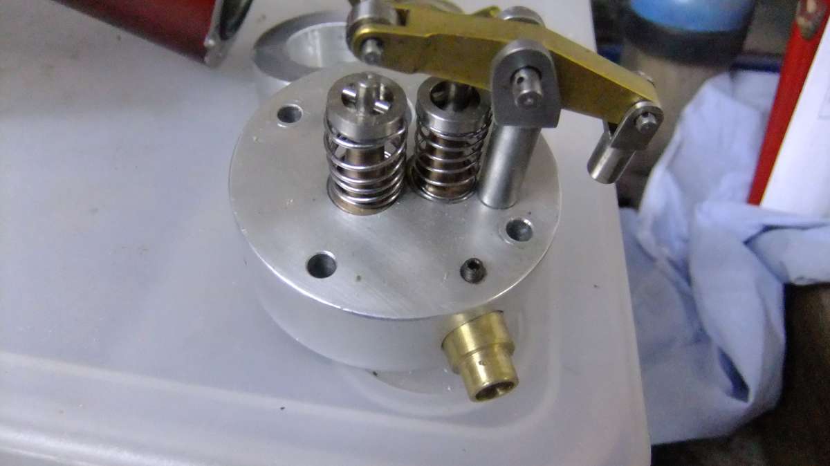 head complete with home made springs