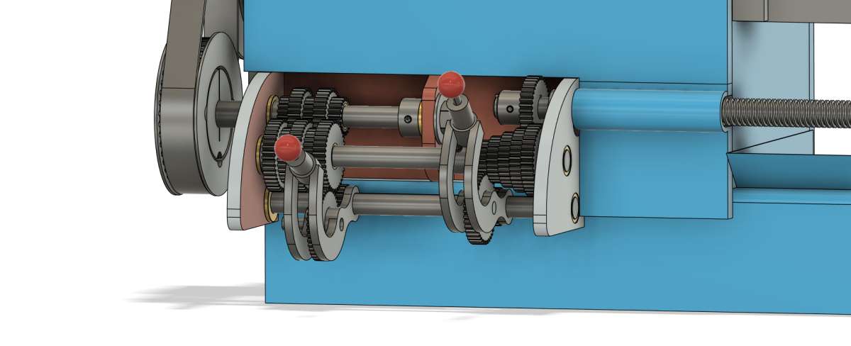 Screwcutting gearbox v11