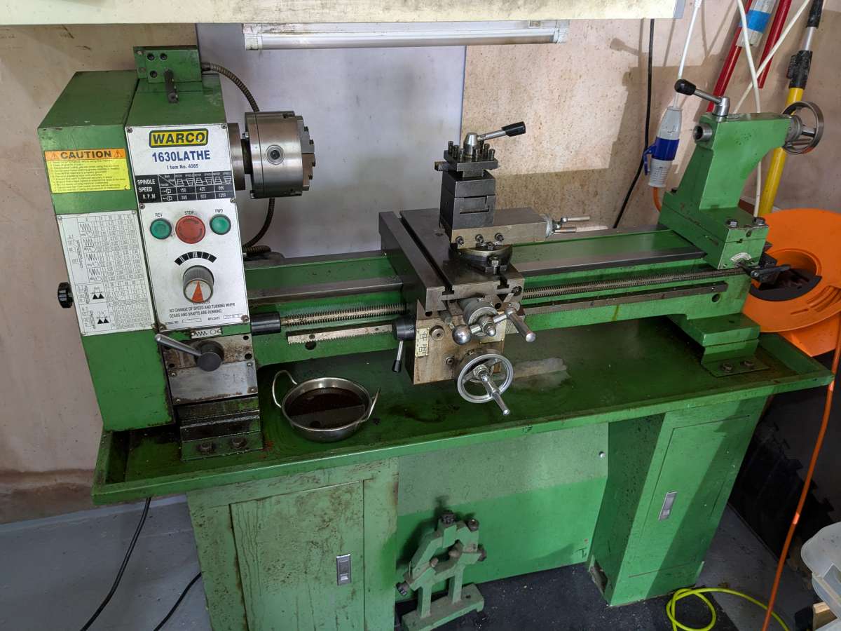 Adams Warco  lathe 2