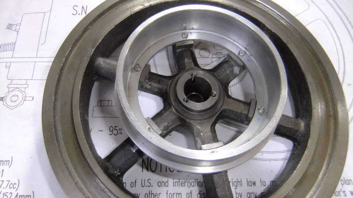 flywheel pulley final drilling (6)