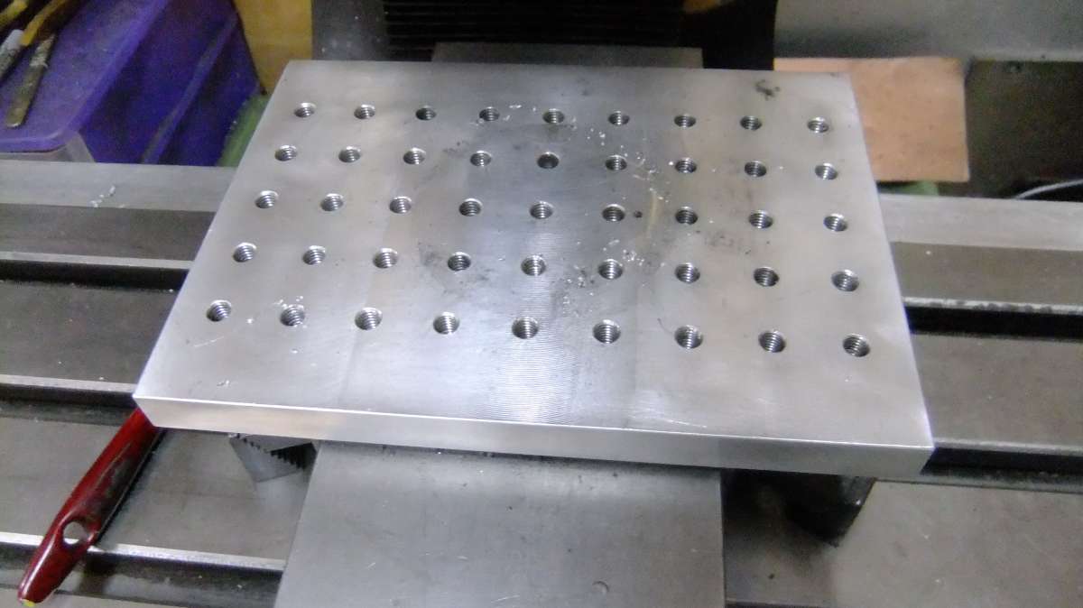 flywheel pulley final drilling (7)