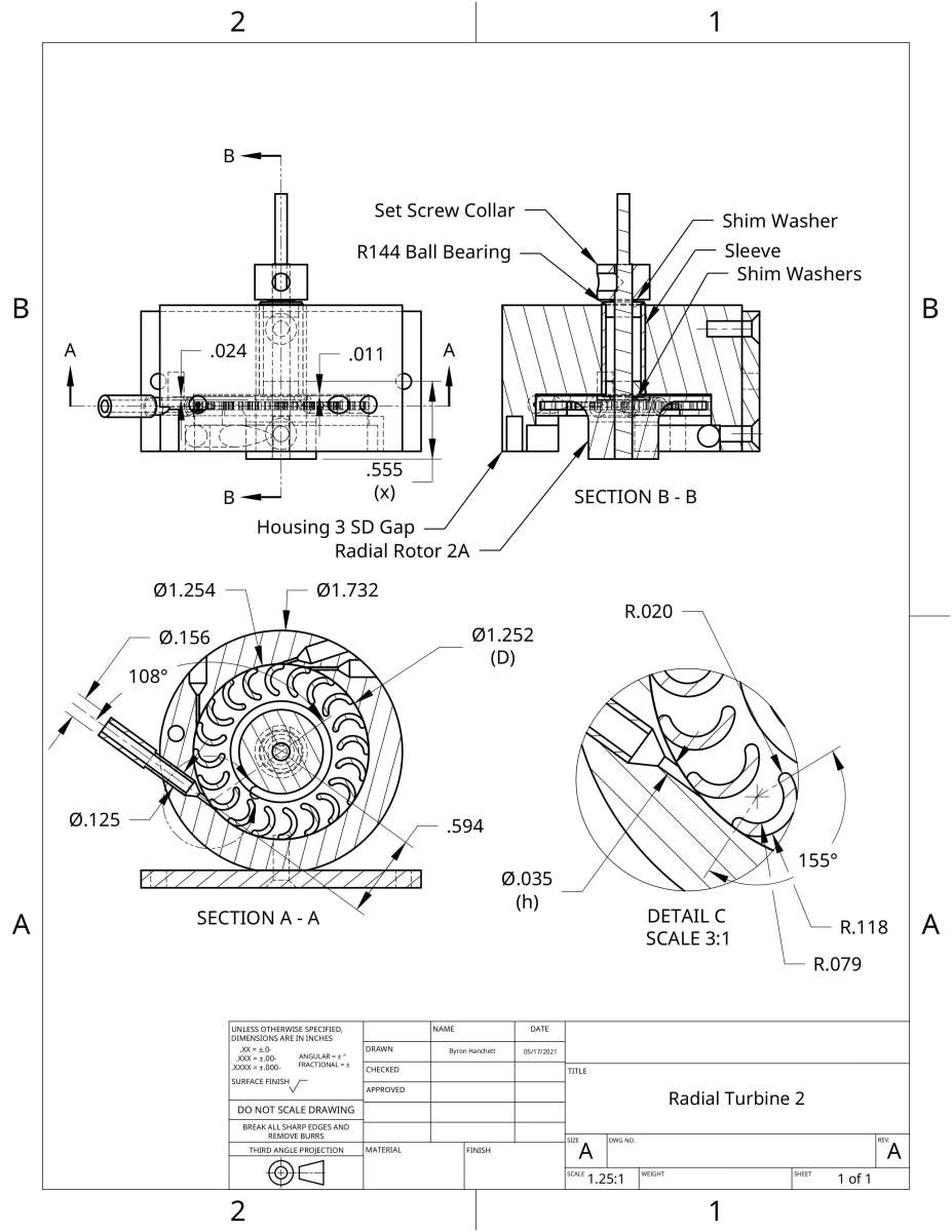 Radial Turbine 2