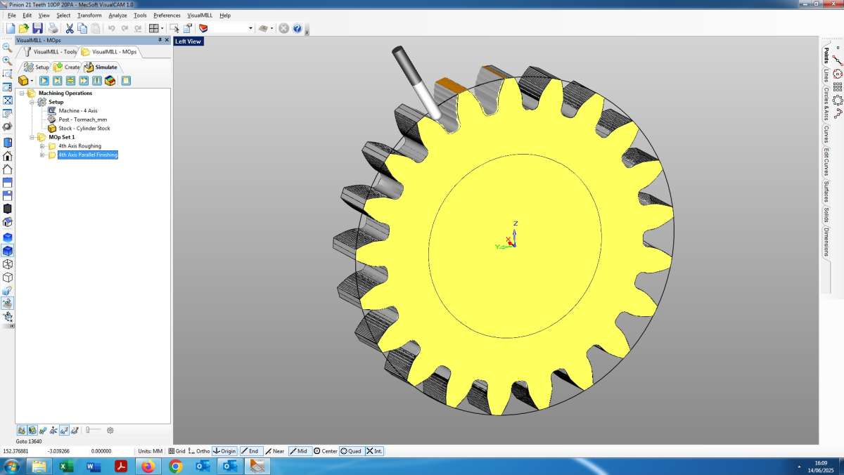 Pinion - Finish Machining