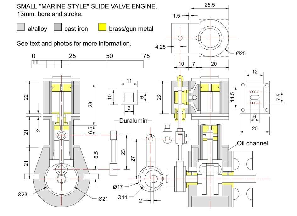 alloy slide valve engine