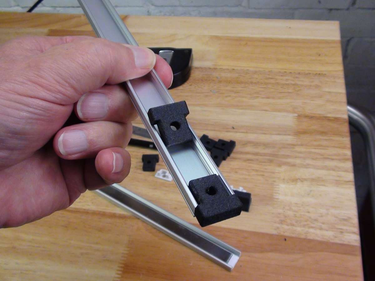Channel with end caps