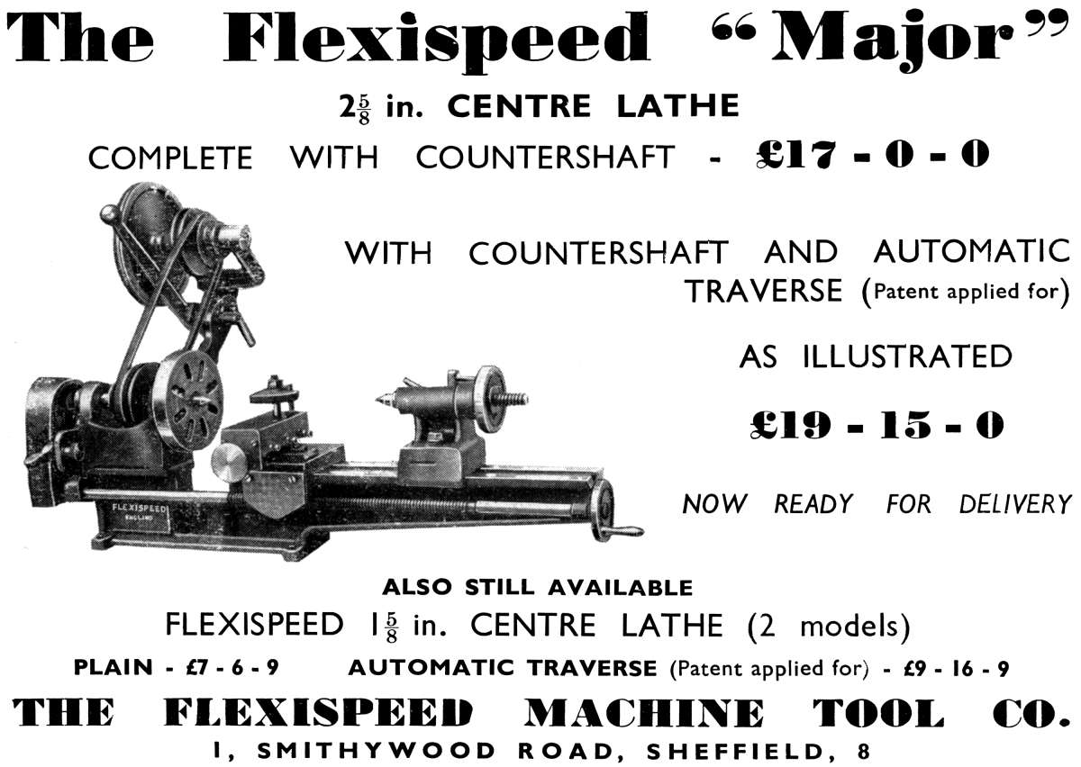 Flexispeed Major Advert