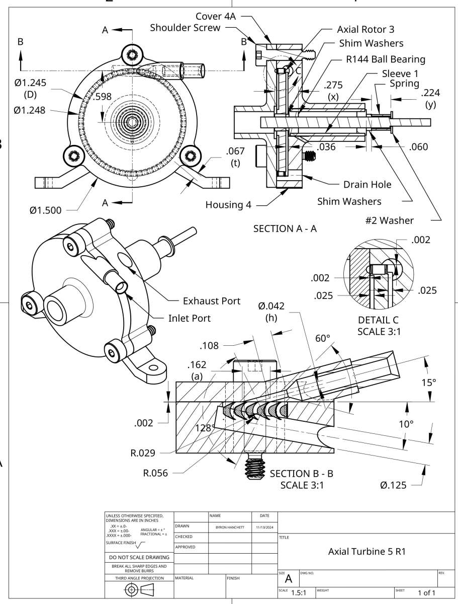 Axial Turbine 5 R1
