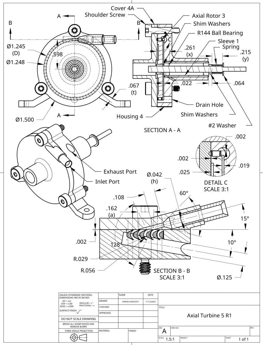Axial Turbine 5 R2