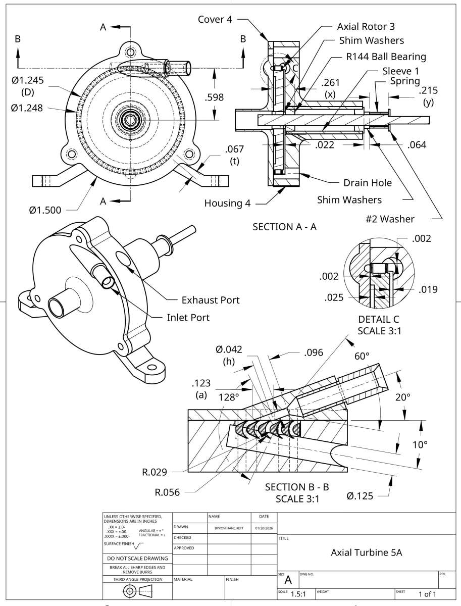 Axial Turbine 5A