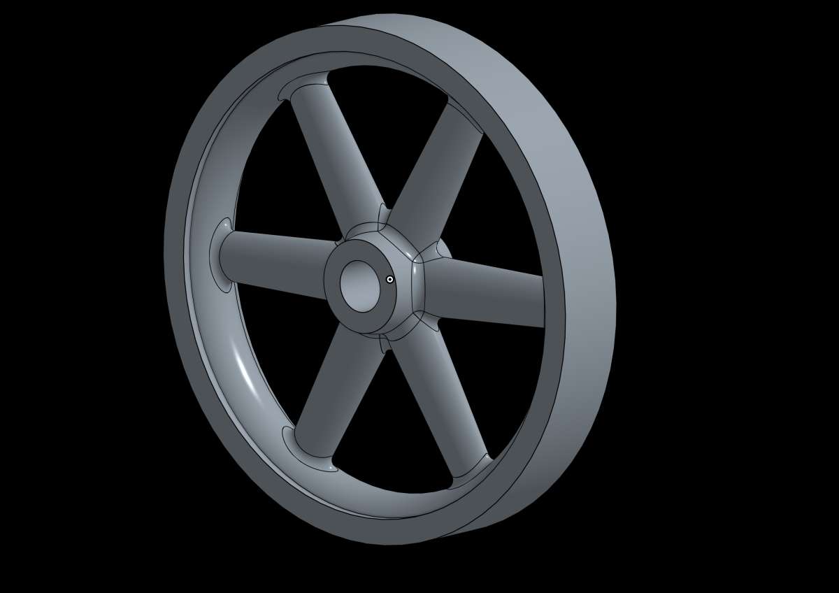 Flywheel fillets