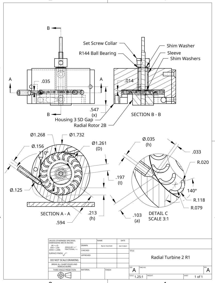 Radial Turbine 2 R1