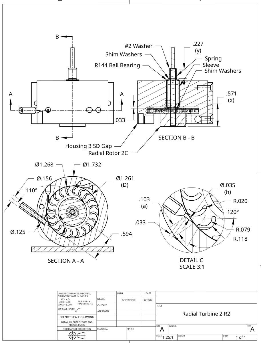 Radial Turbine 2 R2