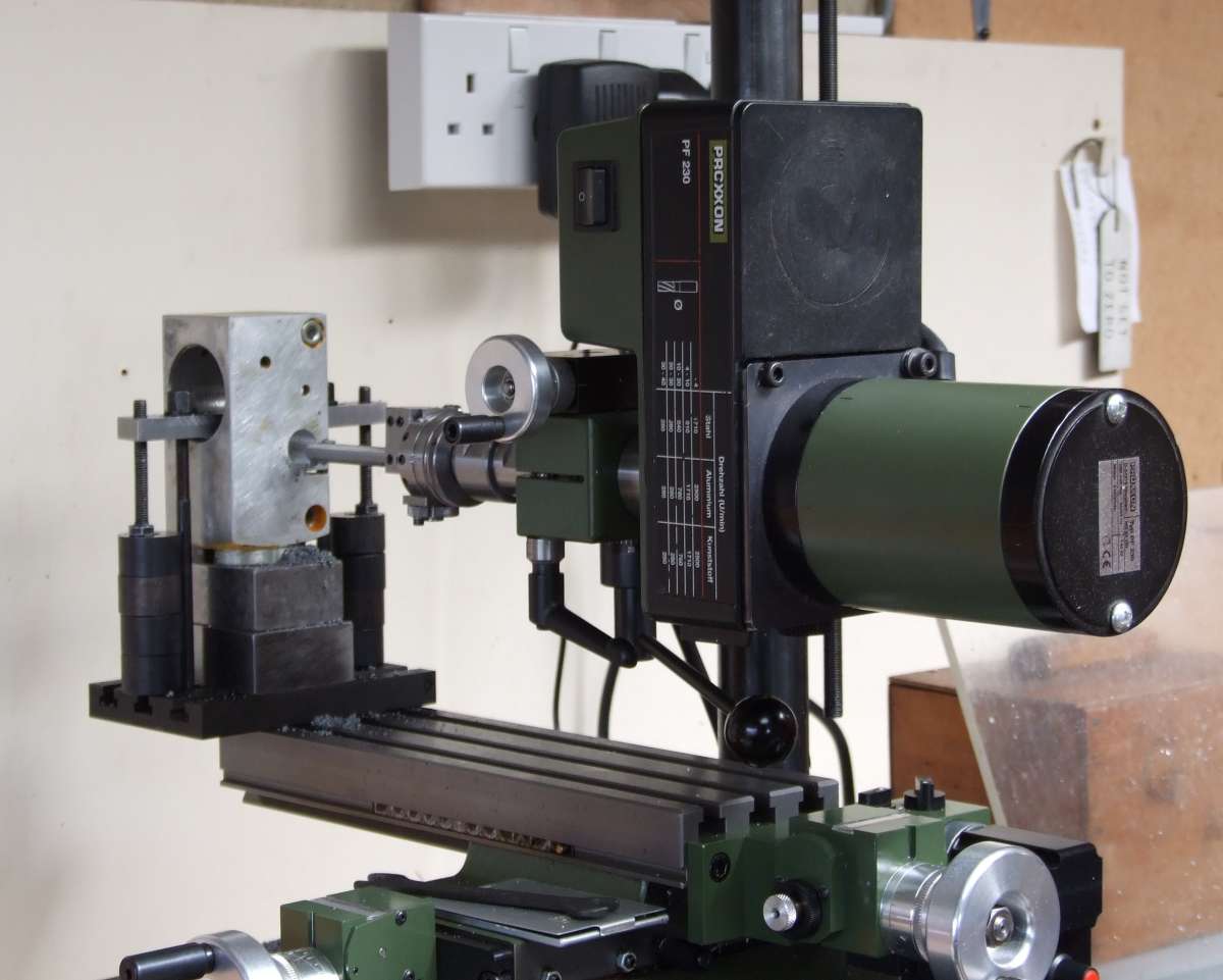 Reboring the Pinion location to 15 mm