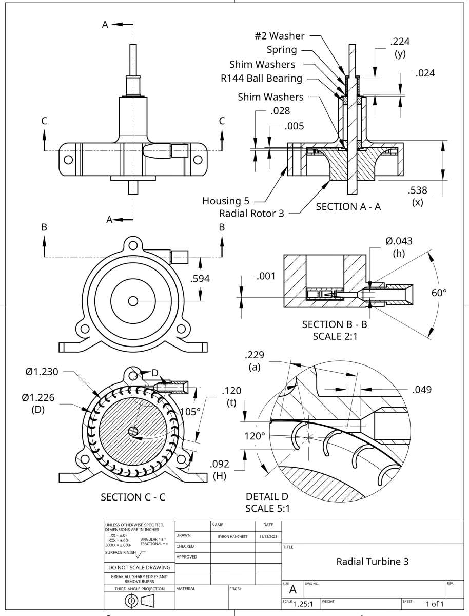 Radial Turbine 3