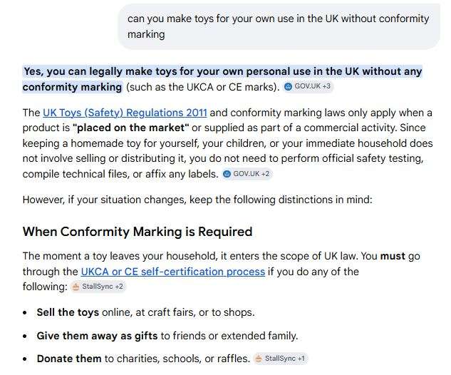 own use