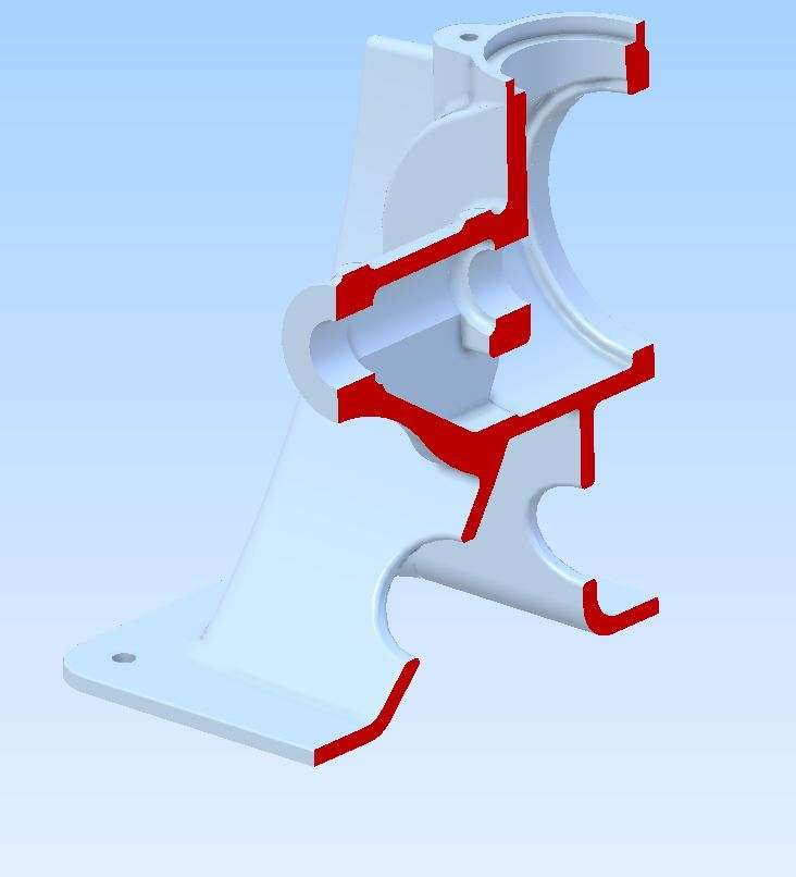 creamy section 3d