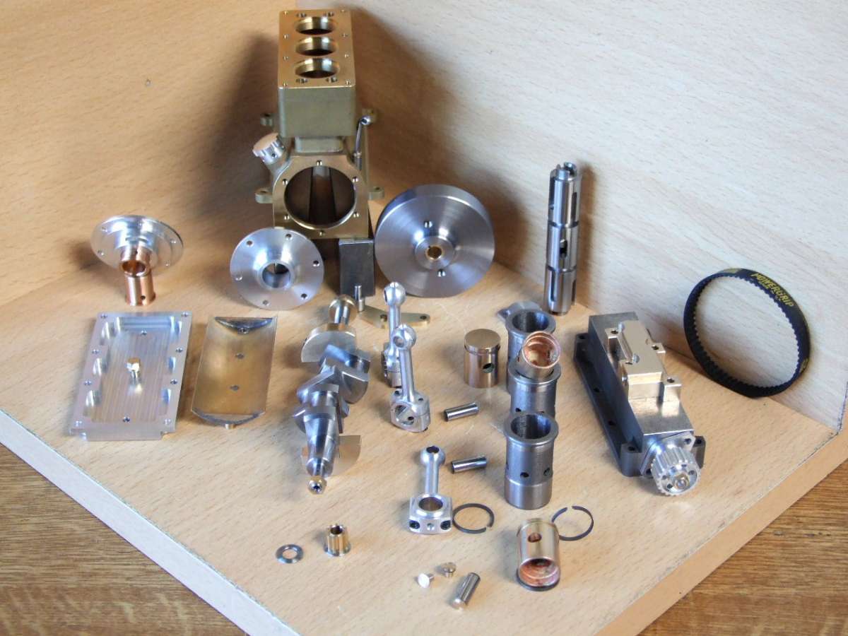 Fig 3 The 3-Cylinder Components