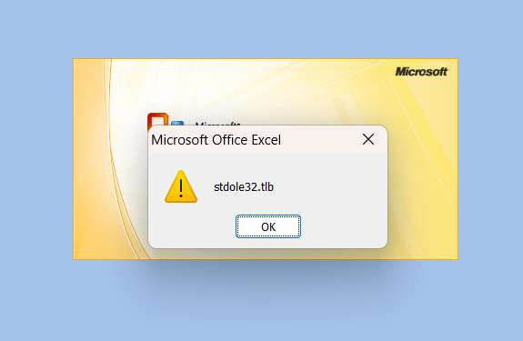 Error Message - Office 2007