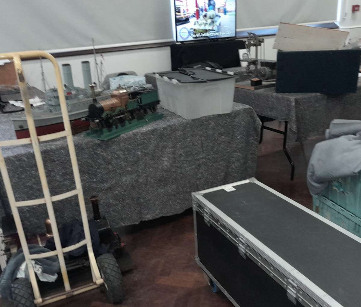 setting up