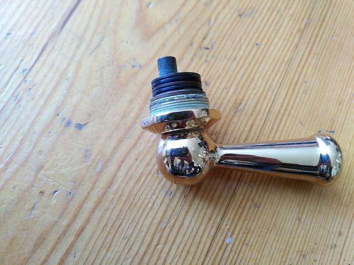 divertor lever & flange