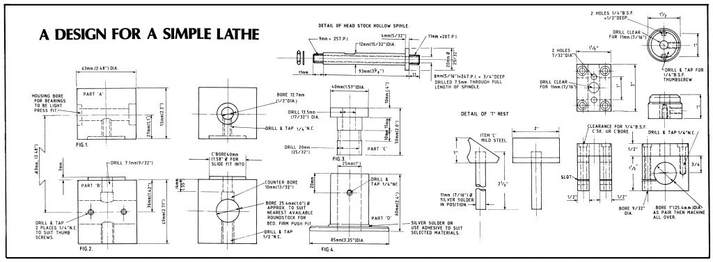 Lathe plan side A