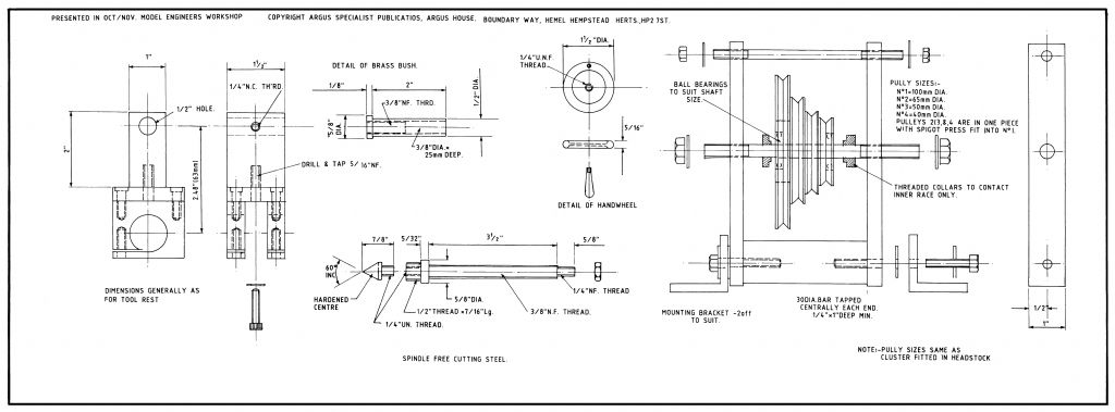 Simple lathe plan side B