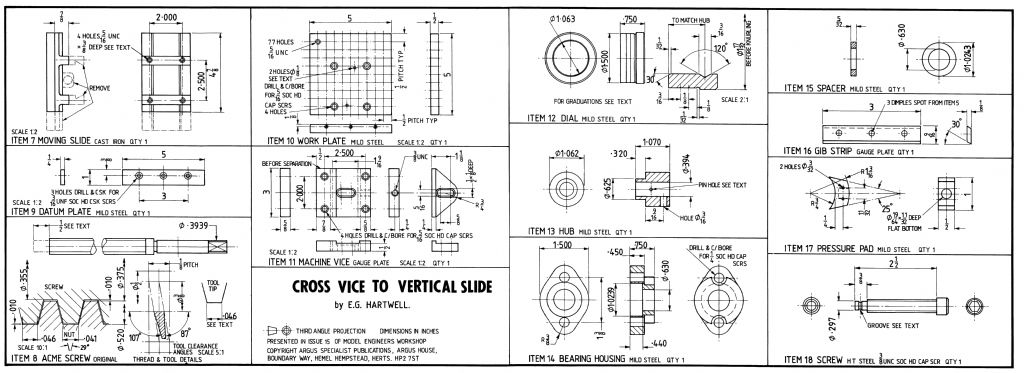 Free Plan Cross Vice to Vertical Slide 1