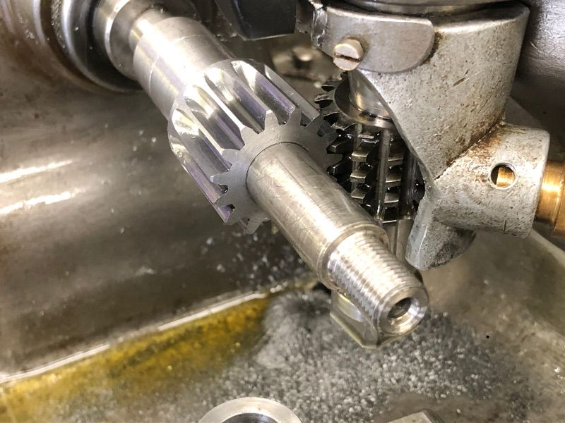 Hobbing a 14dp pinion