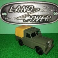 Land Rover Badge & Corgi Model